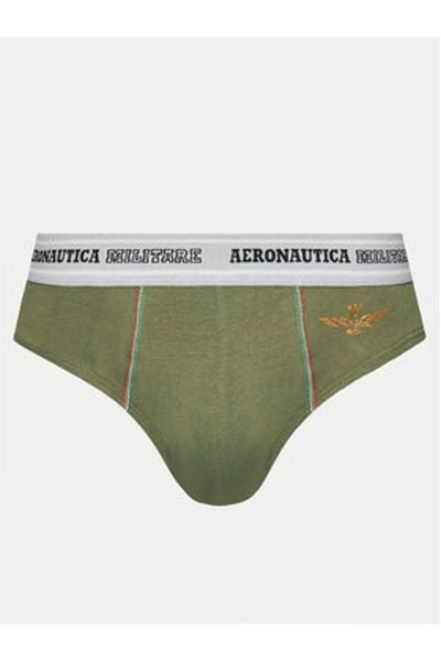 Aeronautica Militare Men's Set of 2 pairs of briefs AM1USL002 Khaki