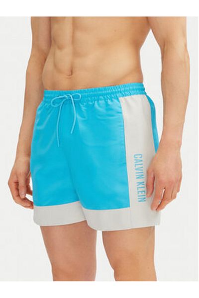 Calvin Klein Pantaloni scurți de baie pentru bărbați KM0KM01095 Albastru