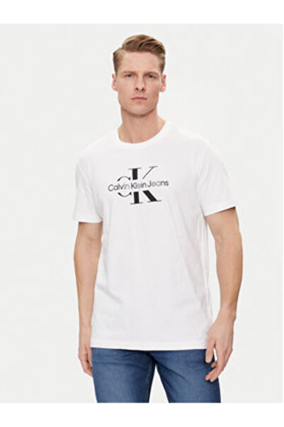 Calvin Klein Jeans Ανδρικό T-Shirt J30J325190 Λευκό