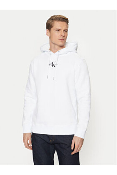 Calvin Klein Jeans Ανδρικό Φούτερ J30J323749 Λευκό
