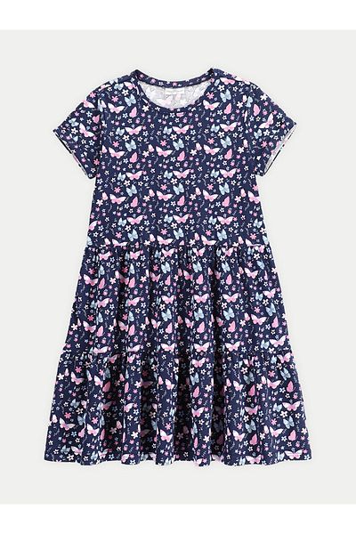 Coccodrillo Rochie tricotată pentru fete WC5129202VGA bleumarin