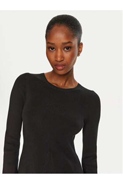 Calvin Klein Jeans Γυναικείο Πλεκτό Φόρεμα J20J224156 Μαύρο
