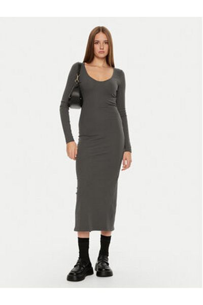 Brave Soul Women's Casual Dress LDRJ-624HOLLY Gray