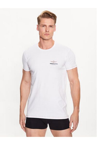 Aeronautica Militare Tricou bărbătesc AM1UTI003 Alb