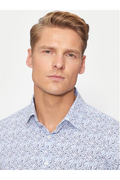 Calvin Klein Cămașă bărbătească K10K113175 Albastră