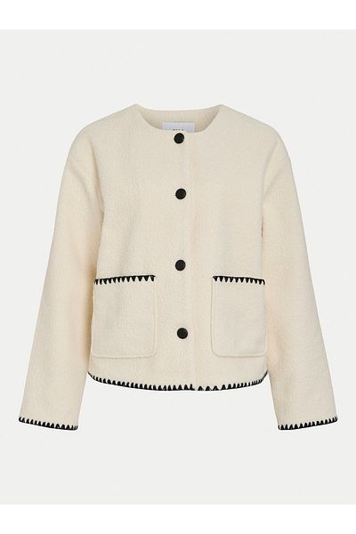 VILA vila Women's Transitional Jacket 14095199 Beige