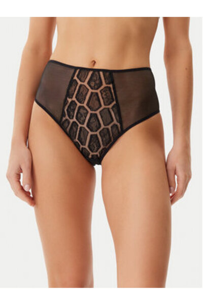 Chantelle Chiloți clasici cu talie înaltă pentru femei C01LC5 011 Negri