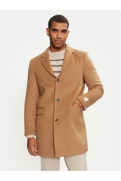 Calvin Klein Men's Wool Coat K10K113664 Beige
