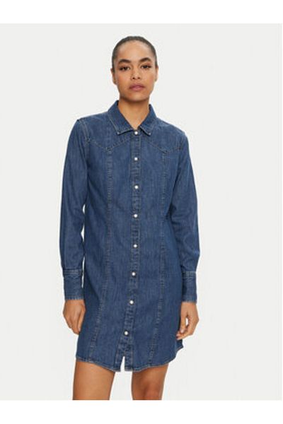 WRANGLER Rochie din denim pentru femei 112356498 albastră