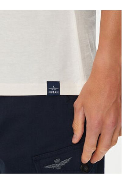 Aeronautica Militare Tricou bărbătesc 241TS2256J607 Alb