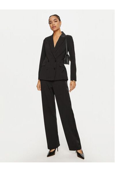 Vicolo Women's Fabric Trousers TS0207 Black