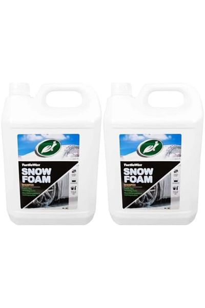 Turtle Wax Snow Foam Car Shampoo 5l (2 PCS) – Heavy Duty Foam Cleaner, Cherry Scent, Safe For All Paints