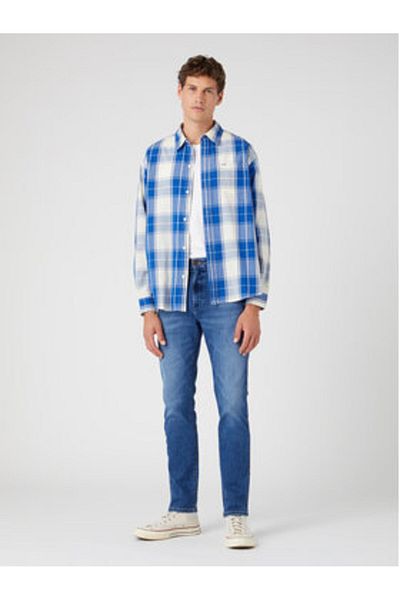 WRANGLER Cămașă bărbătească W5D64MXV2 112330810 Albastră