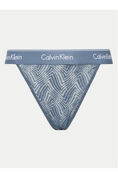Calvin Klein lenjerie intimă tanga pentru femei 000QF7714E albastru