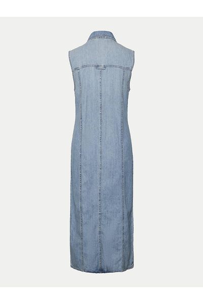Vero Moda vero moda Rochie de damă din denim 10309673 ALBASTRU DESCHIS DENIM Albastru