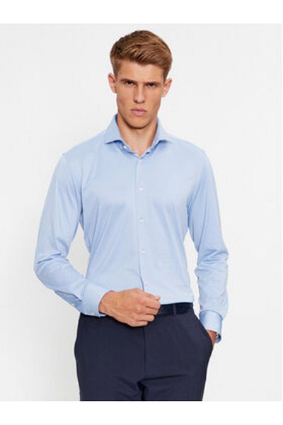 BOSS Cămașă bărbătească 50503533 Albastru deschis