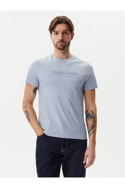 Calvin Klein Tricou bărbătesc K10K114162 albastru deschis