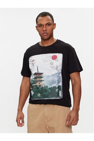 Brave Soul Tricou bărbătesc MTS-149SAPPORO negru