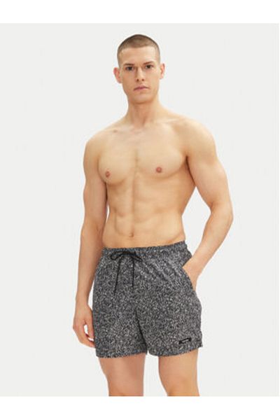Calvin Klein Pantaloni scurți de baie pentru bărbați KM0KM01120 Negri