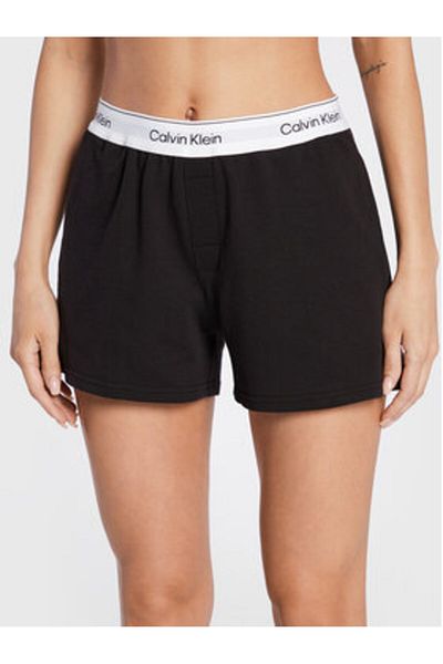 Calvin Klein lenjerie intimă pentru femei, pantaloni scurți de pijama 000QS6871E Negru