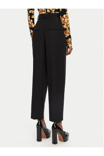BALMAIN Pantaloni din material textil pentru femei DF0PQ310WC09 Negri