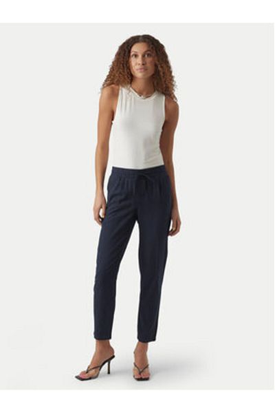 Vero Moda Pantaloni din material textil pentru femei 10279691 Bleumarin