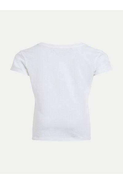 Calvin Klein Jeans Tricou pentru fete IG0IG02857 Alb