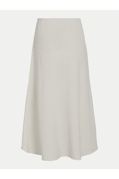 VILA vila Women's A-line Skirt 14102584 Beige