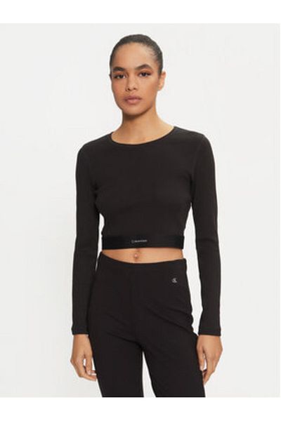 Calvin Klein Bluză de damă lenjerie intimă 000QS7217E Negru