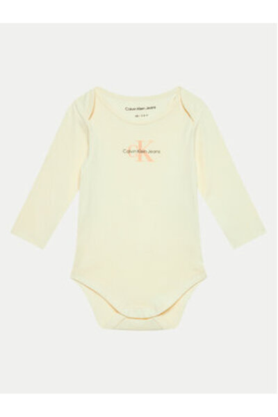 Calvin Klein Jeans Body pentru bebeluși fetiță IN0IN00033 Galben