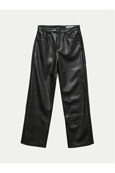 Vero Moda vero moda Women's Faux Leather Pants 10310878 Black