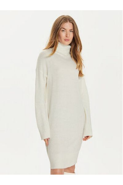 Brave Soul Rochie tricotată pentru femei LKD-230MINGLYB Ecru