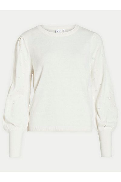 VILA vila Women's Sweater 14090317 Ecru