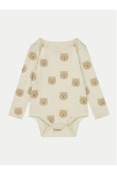 GAP Set de 3 body-uri unisex pentru bebeluși 600961-02 bej