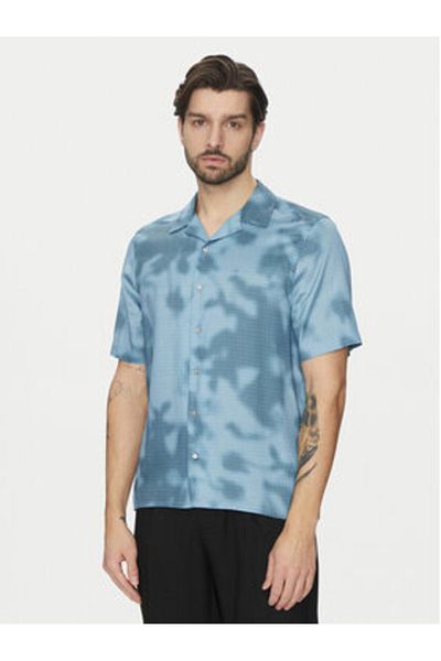 Calvin Klein Mens Shirt K10K114190 Blue