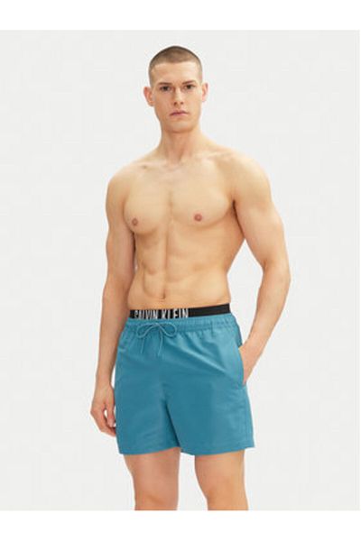Calvin Klein Pantaloni scurți de baie pentru bărbați KM0KM01093 Albastru