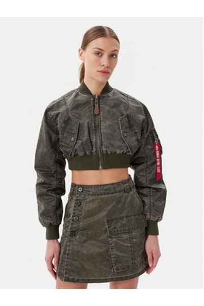 Alpha Industries Women's Bomber Jacket 156002 Green