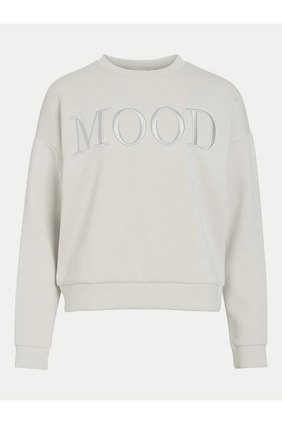 VILA vila Women's Sweatshirt 14102406 Beige