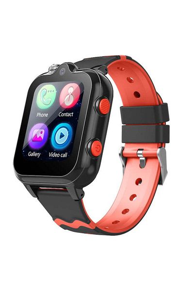 Techone Kids Gps Smartwatch With Location And Phone Kt18, Black