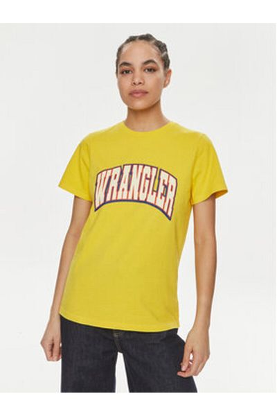 WRANGLER Women's T-Shirt 112350189 Yellow