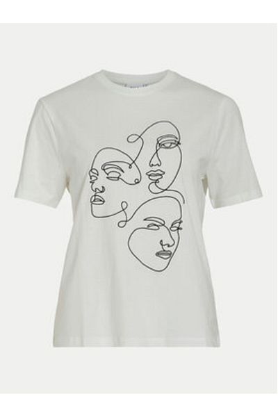 VILA Tricou damă 14097370 alb