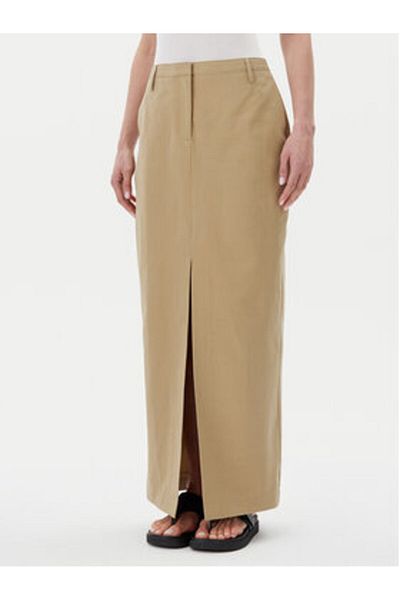 Birgitte Herskind Women's Midi Skirt 5532150 Khaki