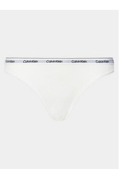 Calvin Klein Set de 3 perechi de chiloți clasici Calvin Klein Underwear pentru femei 000QD5207E Alb