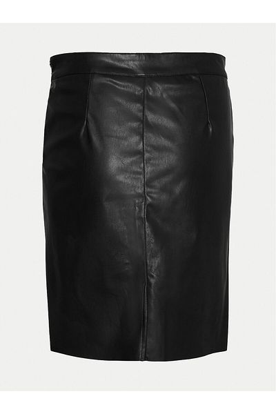 Vero Moda Vero Moda Fustă din piele ecologică pentru femei 10274454 Negru