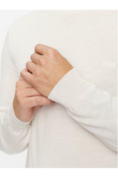 BOSS boss Men's Sweater 50476364 Ecru