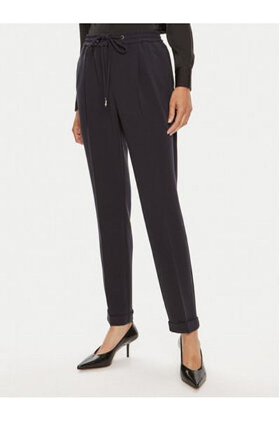 BOSS Pantaloni din material textil pentru femei 50490039 bleumarin
