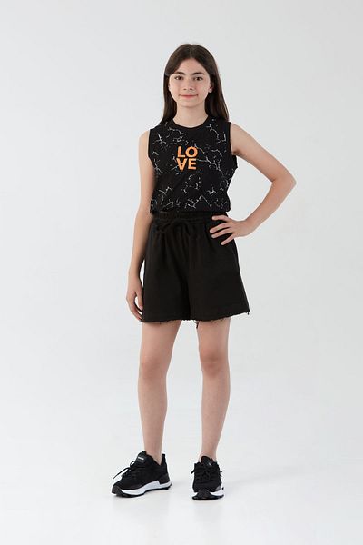 Fulla Moda 100% Cotton Waist Tie Tassel Girls Shorts