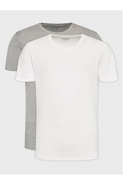 WRANGLER Men's Set of 2 T-shirts 112321465 White, Gray