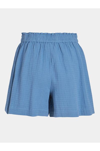 VILA Pantaloni scurți din material textil pentru femei vila 14089489 albaștri