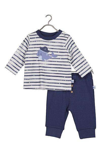 Blue Seven Girl Set blouse and pants 422183 X White